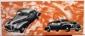 Original 1940 Dodge Dealer Sales Brochure Luxury Liner Gold & Green Tone