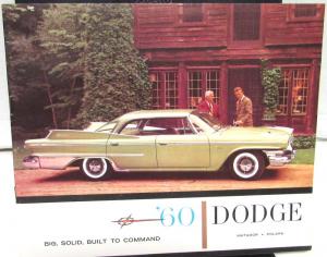 1960 Dodge Dealer Color Sales Brochure Matador Polara