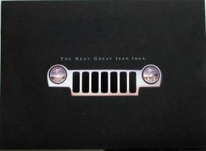 2002 Jeep Liberty Limited Edition & Sport Die Cut Cover Sales Brochure Original