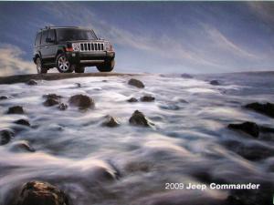 2009 Jeep Commander Sport Limited Overland Original Sales Brochure