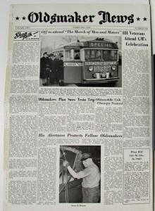 Original 1940 Oldsmobile Oldsmaker News Feb Vol 2 No 6 Issue