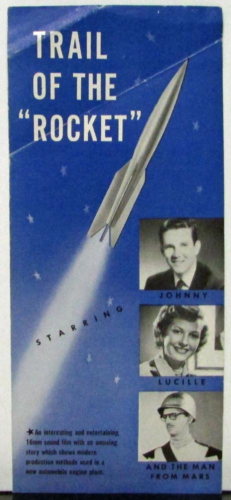 1950 Oldsmobile Trail of the Rocket Auto Production Methods Filmstrip Order Form