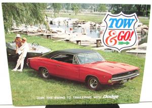 NOS 1968 Dodge Dealer Towing Trailering Brochure Charger Polara Coronet Dart Van