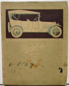 1917 Studebaker Series 18 Orig Sale Brochure Catalog Four Six Touring Roadster