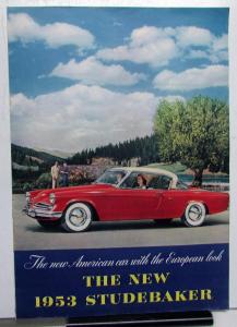 1953 Studebaker Champion Commander V8 Landcruiser Sales Brochure Large Original
