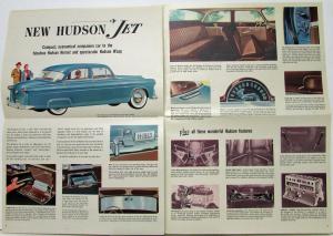 1953 Hudson Jet & Super Jet  Auto Color Sales Folder Original