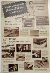 1954 Hudson Car Accessories Sales Folder Mailer Original