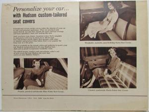1954 Hudson Car Accessories Sales Folder Mailer Original