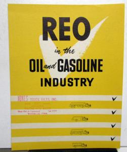 1948 REO Truck Models 25 21 20 22 19 23 Sales Brochure Oil and Gasoline Industry