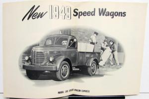 1949 REO Truck Speed Wagon Express Model 19 Sales Folder
