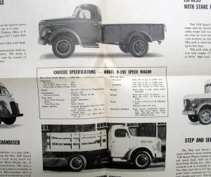 1949 REO Truck Speed Wagon Express Model 19 Sales Folder