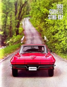 1965 Chevrolet Corvette Sting Ray Color Sales Brochure Original