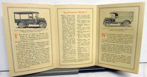 1917 Republic Motor Truck Model 9 10 11 A T & Dispatch Sales Folder Orig