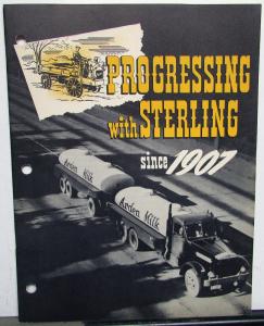 1948 Sterling Truck Progressing With Sterling Since 1907 Sales Magazine