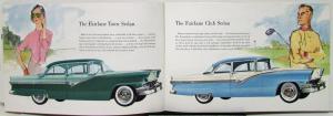 1956 Ford Fairlane Prestige Sales Brochure Watercolor Illustrations Cover Orig