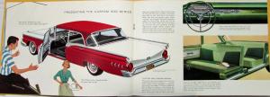 1959 Ford Custom 300 & Fairlane 500 Series Car Sales Brochure XL Orig Rev 2 59