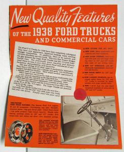 1938 Ford Truck Model Express Stake Panel Big News Mailer