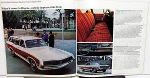 1971 Ford Wagons Torino Custom LTD Country Squire Sales Brochure XL Original