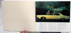 1971 Pontiac Prestige Dealer Brochure Full Line Firebird GTO LeMans White Cover