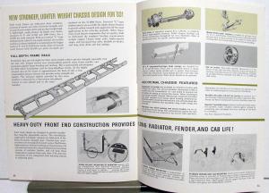1963 Ford F N C H 850 950 1000 1100 Super Duty Truck Sales Brochure Original