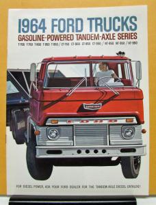 1964 Ford Gas Tandem Axle Truck T CT NT HT 700 750 800 850 950 Sales Brochure