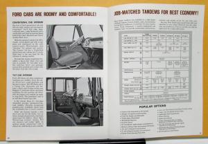 1965 Ford Trucks Models T NT HT 850 950 Tandem Sales Folder