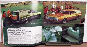 1972 Ford Wagons Gran Torino Pinto Rec Vehicals Wagonmaster XL Sales Brochure