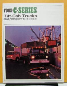 1966 Ford Tilt Cab Trucks C Series 550 - 8000 CT 750 - 950 Sales Brochure Orig