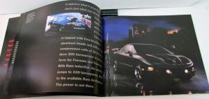2000 Pontiac Prestige Dealer Sales Brochure Firebird Formula Trans Am T/A Large