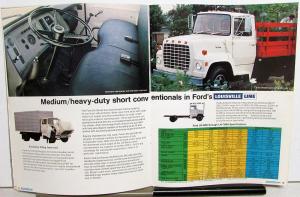 1970 Ford Louisville Long Short Conventional L Series Truck Brochure Dtd 10 69