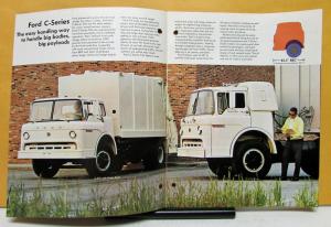 1972 Ford Tilt Cab C Series Trucks 600 Thru 8000 Sales Brochure Original
