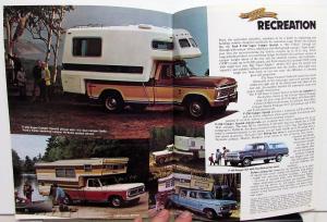 1974 Ford Pickup Truck F 100 250 350 Sales Brochure & Specs Original