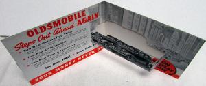 1938 Oldsmobile Six & Eight Pop Up Die Cut Mailer Sales Folder Original