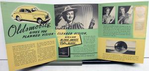 1940 Oldsmobile Fisher Body Dupont Hi Test Butacite Plastic Sales Folder Orig