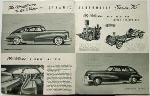 1948 Oldsmobile 60 70 98 Series Sales Brochure Original