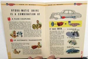 1949 Oldsmobile Hydramatic Drive With Whirlaway Color Sales Brochure Original