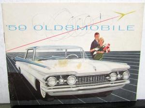 1959 Oldsmobile 88 & 98 Dynamic Super Small Sales Brochure Original