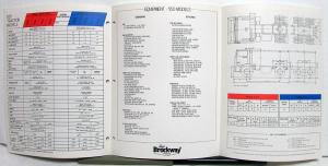 1975 Brockway Huskiteer Tractor Model 550 Sales Folder & Specifications