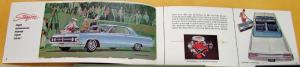 1964 Oldsmobile 98 Starfire 88 Jetstar F85 Color Revised Sales Brochure Original