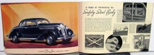 1936 Plymouth De Luxe Models Sedan Coupe Color Sales Brochure Original