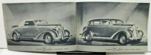 1936 Plymouth Dealer Sales Brochure DeLuxe Models Perfection In A Low Priced Car