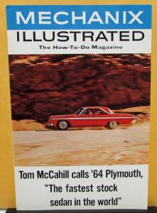 1964 Plymouth Dealer Sales Brochure Vintage Reprint Tom McCahill Road Test