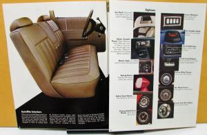 1972 Plymouth Satellite Road Runner GTX Sebring Dealer Sales Brochure