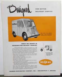 1946 1948 1959 1950 Marmon-Herrington Model DeliVr All Brochure & Specifications