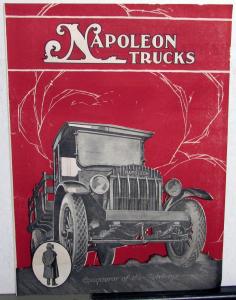 1919 1920 1921 1922 1923 Napoleon Truck Model 9 11 Brochure & Specifications