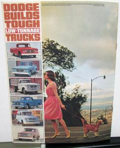1963 Dodge Truck Pickup Stake Tradesman Town Wagon Panel Sales Brochure Original