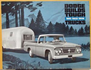 1963 Dodge Towing Trucks Models D & W 100 & 200 Sales Folder Original