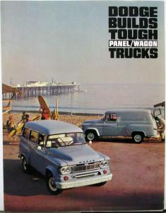 1965 1966 Dodge Truck Panel Wagon Models D100 Sales Folder REV