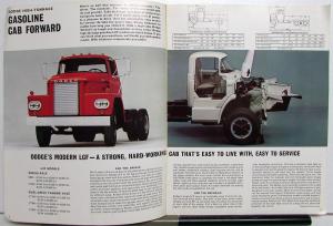 1967 Dodge Truck High Tonnage Gasoline Models D C CT Sales Brochure Orig