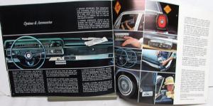 1965 Ford Full Size Total Performance Sales Brochure Galaxie Custom 500